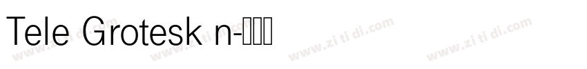 Tele Grotesk n字体转换